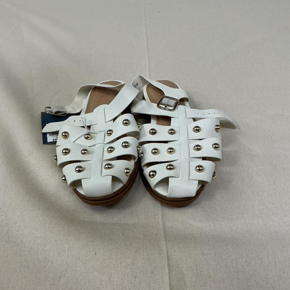 Universal Thread white studded gladiator sandals‎